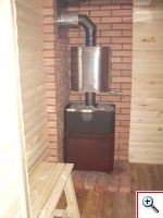 Монтаж дымохода для бани — пример работы Pro-Sauna